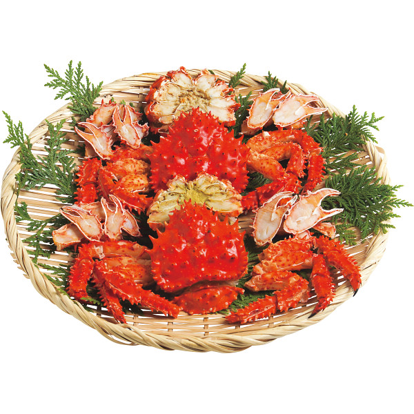 北海道産　花咲がにのボイルカット(2杯)