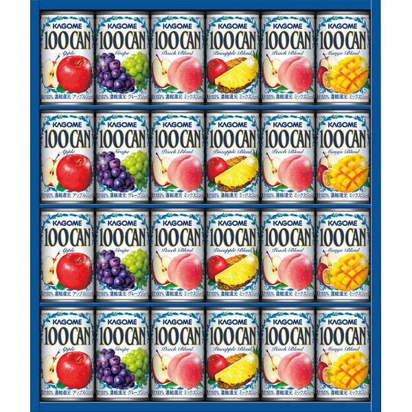 カゴメ100%フルーツジュースギフト(24本)