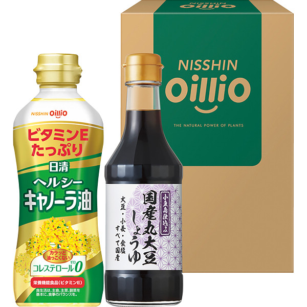 日清ヘルシーオイル&小豆島醤油ギフト