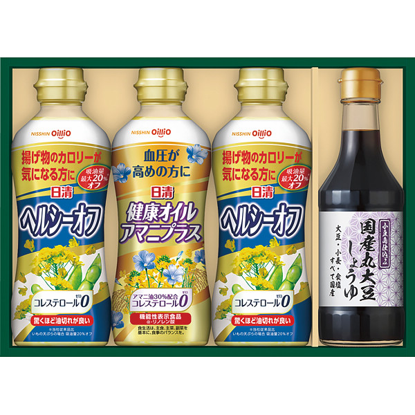 日清バラエティオイル&丸大豆しょうゆギフト