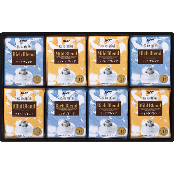 UCC　一杯抽出型レギュラーコーヒー「私の珈琲」ギフト(2種40個)