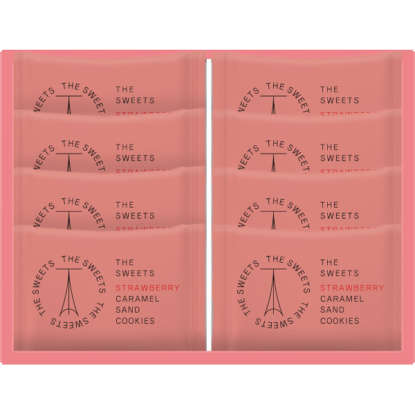 ザ・スウィーツ　苺キャラメルサンドクッキー(8個)