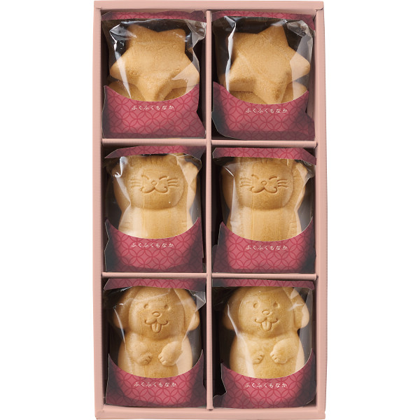 菓匠八　ふくふくもなか(6個)