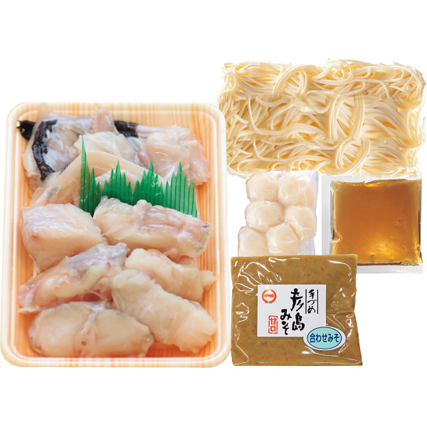 あんこう鍋うどんセット