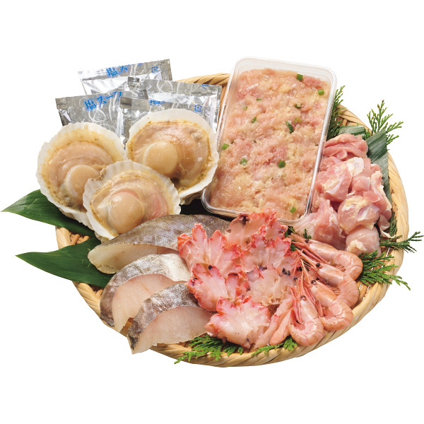 海の幸と知床どりの鍋セット