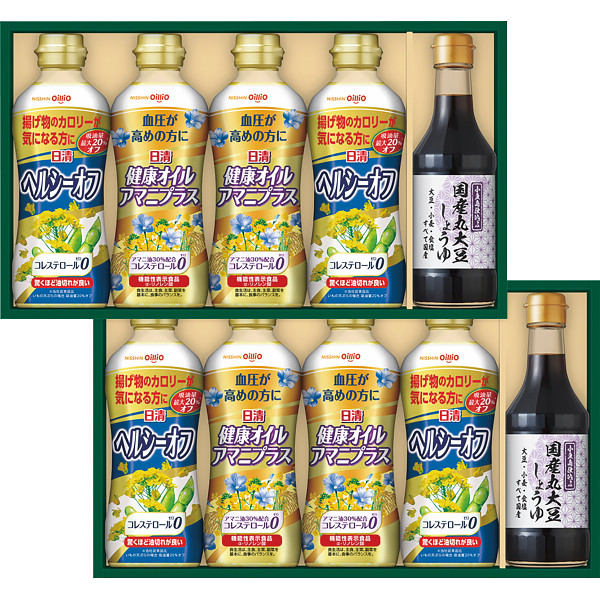 日清バラエティオイル&丸大豆しょうゆギフト