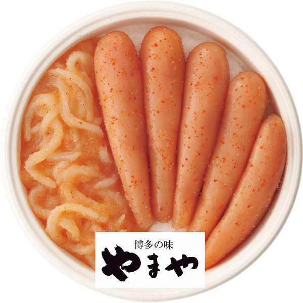 やまや無着色辛子明太子&いか明太セット