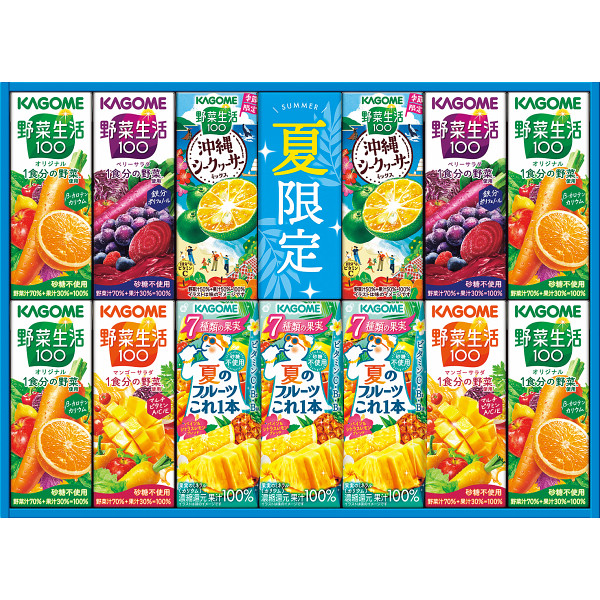 カゴメ野菜飲料サマーバラエティギフト(13本)