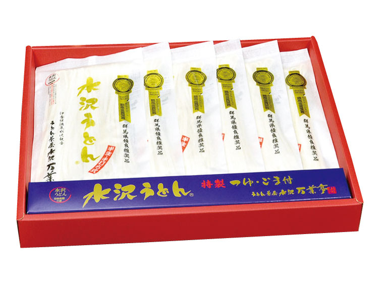 万葉亭水沢うどんセット12人前